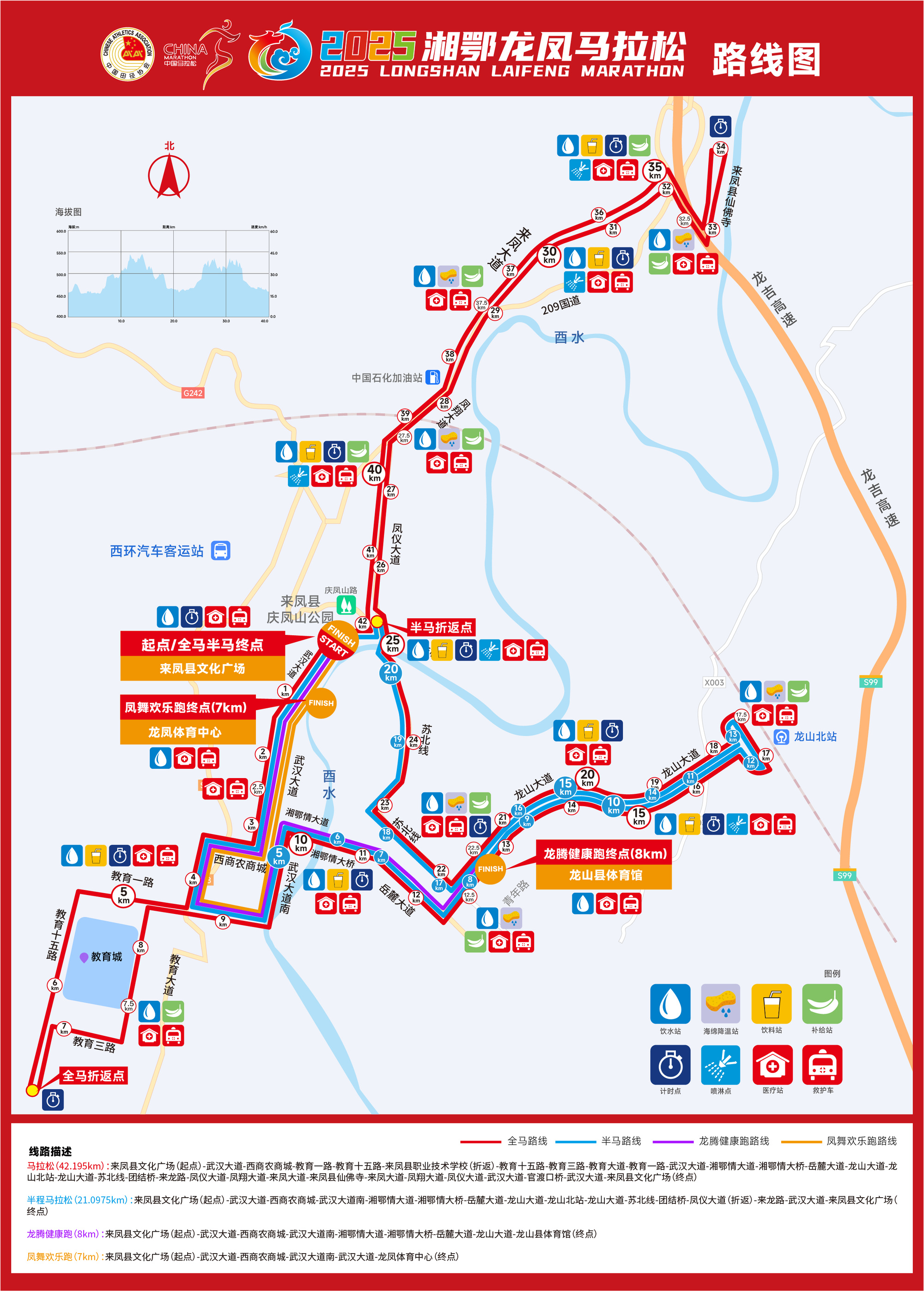 湘鄂两县“龙凤呈祥”联办马拉松赛事：23万名跑友“一马跨两省”