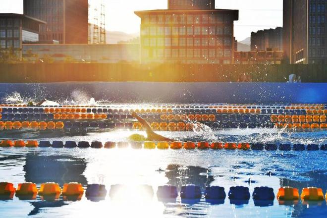 机器人和跑者同台竞技 铁人三项赛在门头沟开赛(图3)