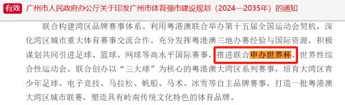 从十五运到世界杯大湾区的“大梦想”藏不住了 体育赛事(图2)