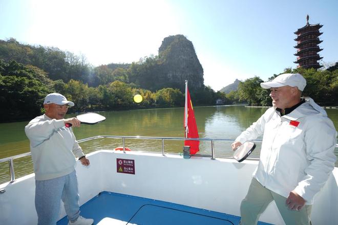 挥拍桂林山水间：中国匹克球巡回赛如何做实「跟着赛事去旅行」(图8)