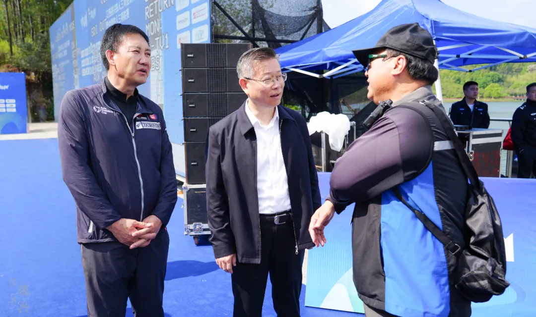 陈武军调研2026年铁人三项赛事筹备情况(图1)
