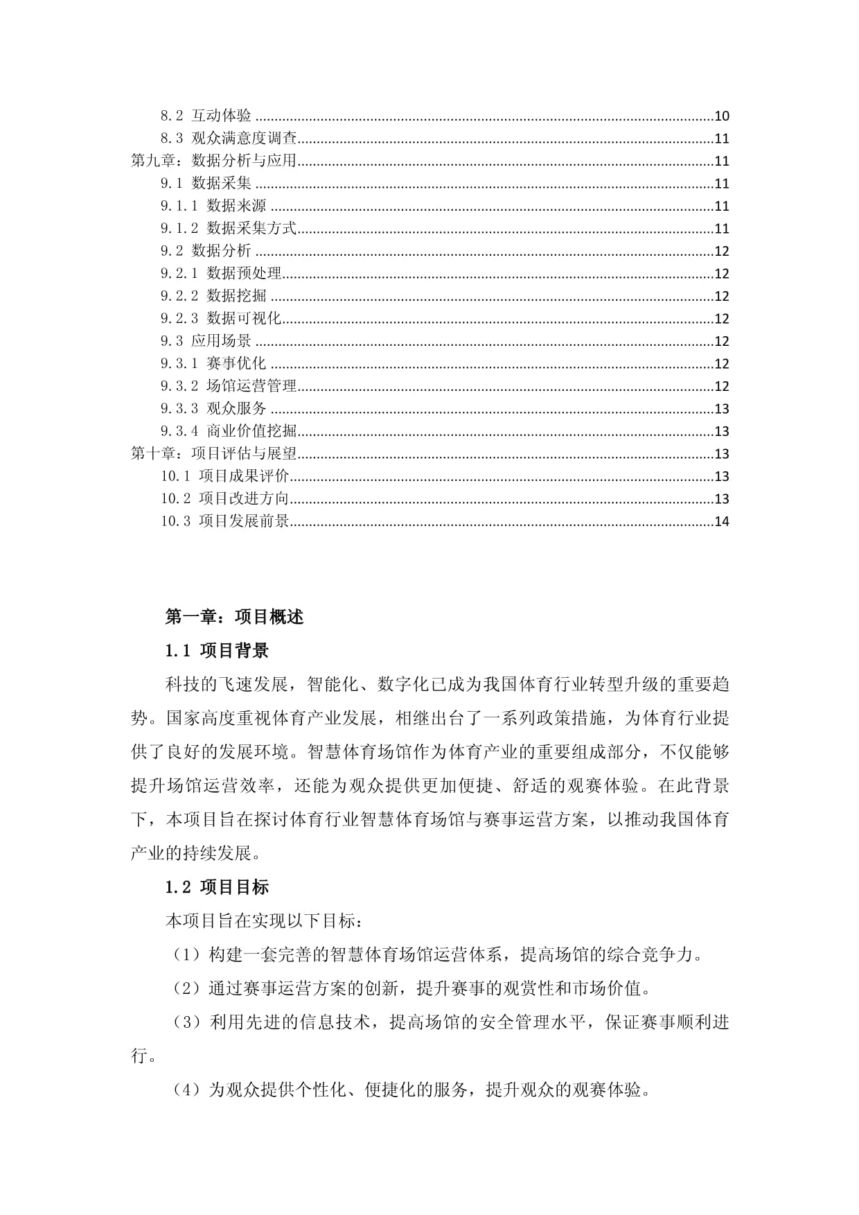 体育赛事组织与运营实施计划